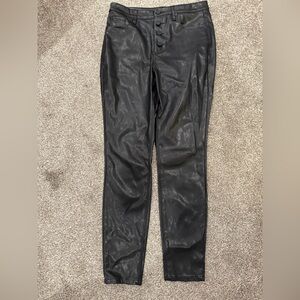 Blank nyc faux leather pants! Button fly closure! Size 29!